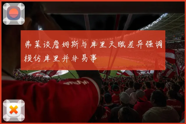 弗莱谈詹姆斯与库里天赋差异强调模仿库里并非易事